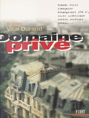 cover image of Domaine privé
